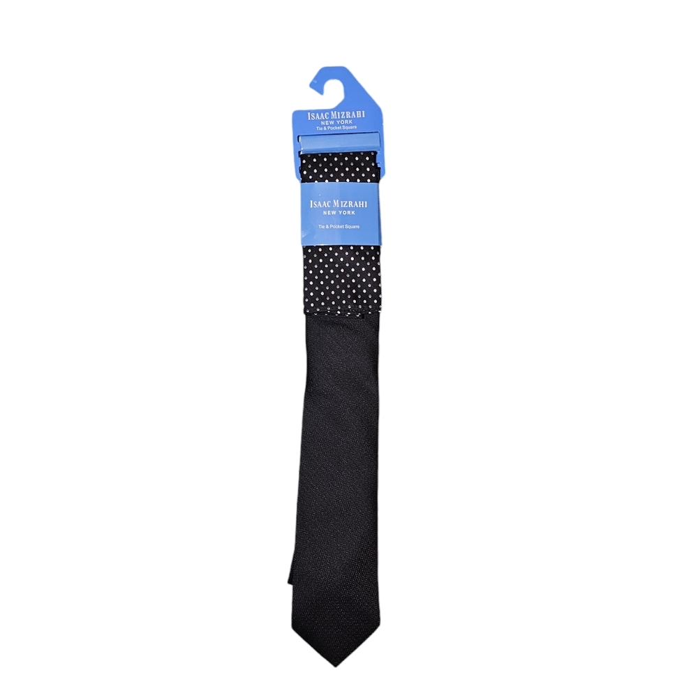 ISAAC MIZRAHI Tie & Pocket Square